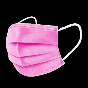 3PLY PINK MASKS - 50'S -