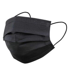 3PLY BLACK MASKS - 50'S-