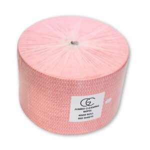 JUMBO RED SPUNLACE ROLL 400MTR