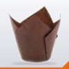 Tulip Muffin Cup – Brown 175x175x50mm – 200/Pack