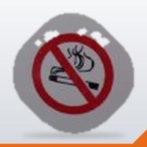 No Smoking Sign Plastic – Each