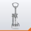 Wing Corkscrew – Silver – Each