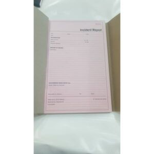 Incident Report Book