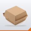Snack Box Paper Ripple – Kraft 175mm – 200/Carton