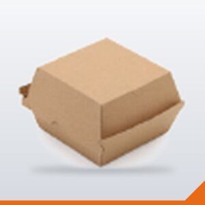 Snack Box Paper Ripple – Kraft 175mm – 200/Carton