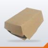 Burger Clamshell – Kraft, 120x120x100mm