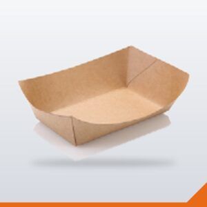 Food Tray – Kraft, 105mm, 500/Carton