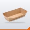 Hot Dog Tray Pre-Folded – Kraft 29oz – 500/Carton