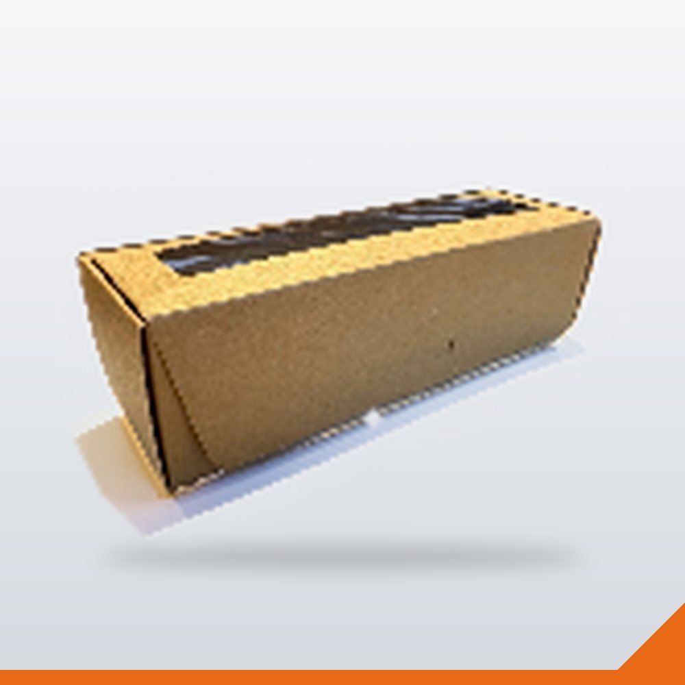 BOX-059-190X60X50 Log Carton with Window – 190x60x50mm – 50/Pack