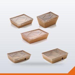 Lunch Box Cliplock 2 Compartment – 1.2L