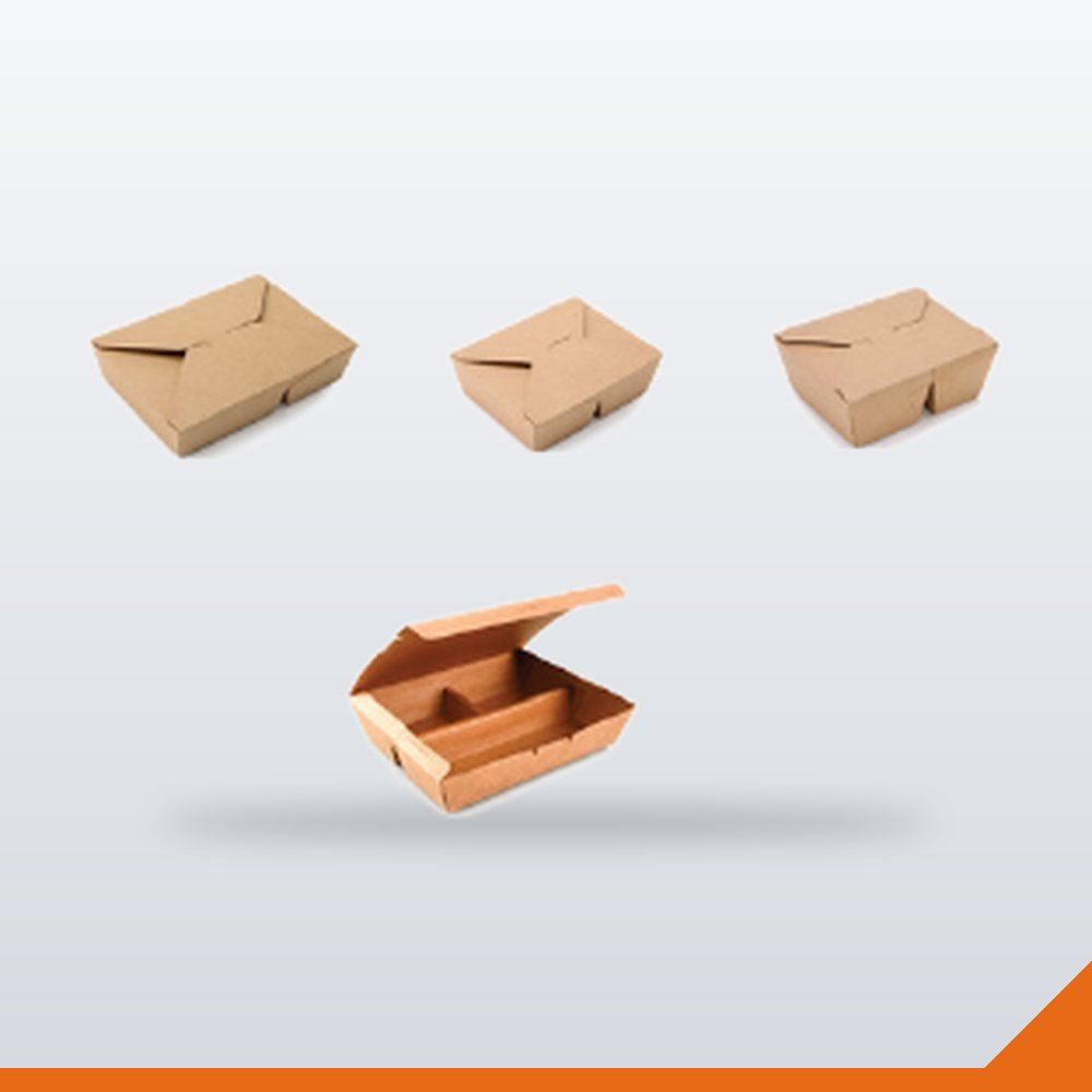 BOX-066-WHT-1P9L-P200 Lunch Box Paper – White, 1.9L, 200/Carton
