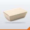 Lunch Box Paper Bamboo – Natural, 1.3L, 300/Carton