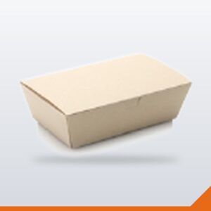 Lunch Box Paper Bamboo – Natural, 1.3L, 300/Carton