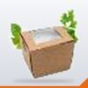 Muffin Box with Window – Kraft, 80x80x80mm, 50/Pack