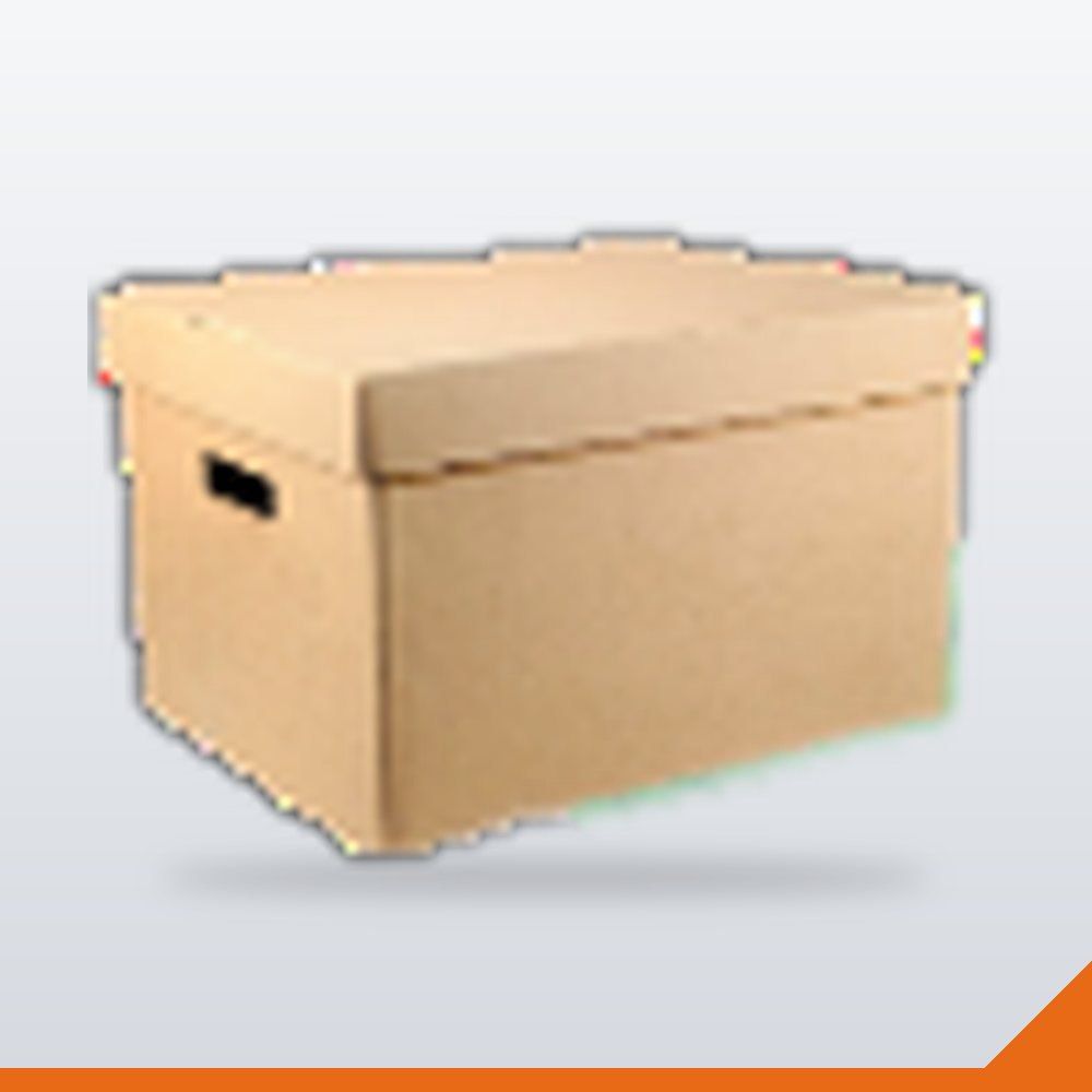 BOX-090-KFT-450X340X260 Picnic Box – Kraft 450x340x260mm – Each