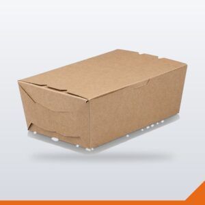 Picnic Box Flat Pack – Kraft, 130mm