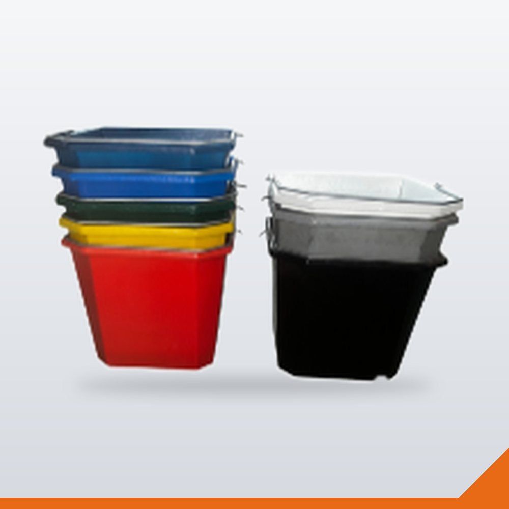 CEQ-016-EL-BLK-25L Bucket Rotation Moulded – E-Line, Black, 10L
