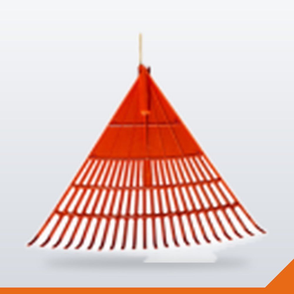 CEQ-068-D-ORG Rake Plastic – Deluxe, Orange
