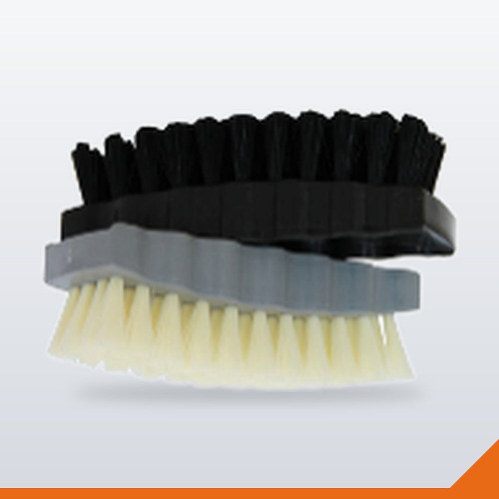CEQ-075-PB-BLK Shoe Brush – Plastic Back, Black