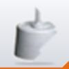Toilet Brush Set – Round, Grey