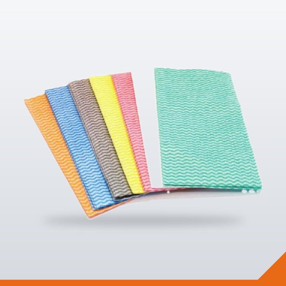 CLW-018-E-BLK-280X600-P50 Spunlace Cleaning Cloth – Econo, Black, 280x600mm, 50/Pack