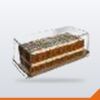 Loaf Container with Lid – Clear 235x125x60mm – 10/Pack