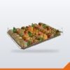 Platter with Lid – Clear 385x300x65mm – 10/Pack