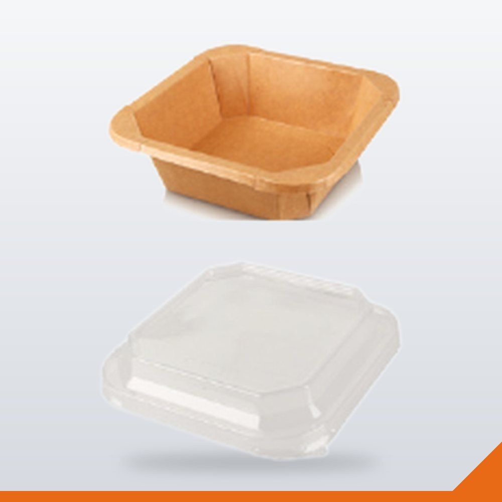 CON-057-CLR-107 Salad Bowl Lid PET Punch – Clear, 107mm