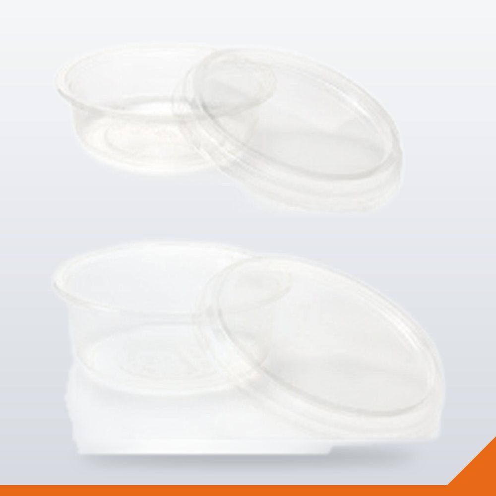 CON-060-CLR-143 Salad Bowl Lid PLA – Clear, 143mm, 600/Carton
