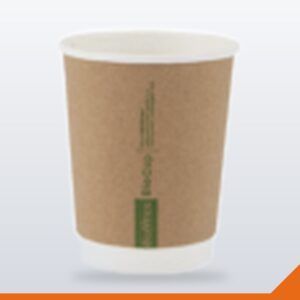 Coffee Cup Double Wall Bio – Kraft, 250ml