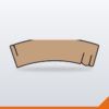 Cup Sleeve – Kraft, 250-500ml, 500/Pack