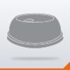 Smoothie Cup Lid Dome with Hole PP Robust – 83mm – 500/Carton