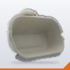 Bagasse Container Base 1 Compartment – 1000ml