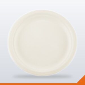 Bagasse Plate – 152mm, 1000/Carton