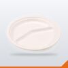 Bagasse Plate Round – Assorted, 220mm, 500/Carton