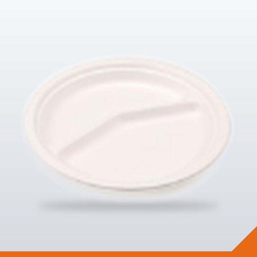 ECO-027-AST-220-P500 Bagasse Plate Round – Assorted, 220mm, 500/Carton