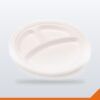 Bagasse Plate Round – Assorted, 230mm, 1000/Carton
