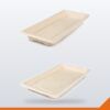 Bagasse Sushi Tray – Brown, Medium, 600/Carton