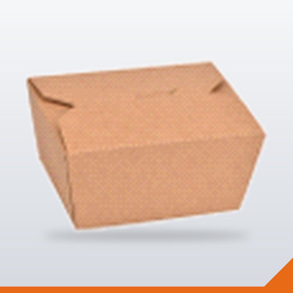 ECO-064-KFT-1400ML Kraft Deli Box – Kraft, 1400ml, 200/Box