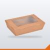Kraft Salad Box with Window – Kraft, 1200ml, 200/Box