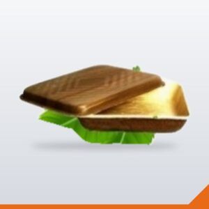 Palm Leaf Box with Lid – 250ml