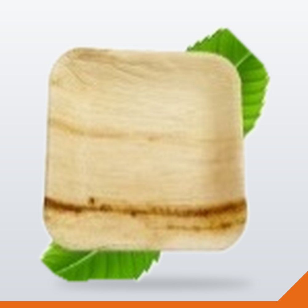 ECO-093-230 Palm Leaf Plate Rectangular – 230mm – 8/Pack