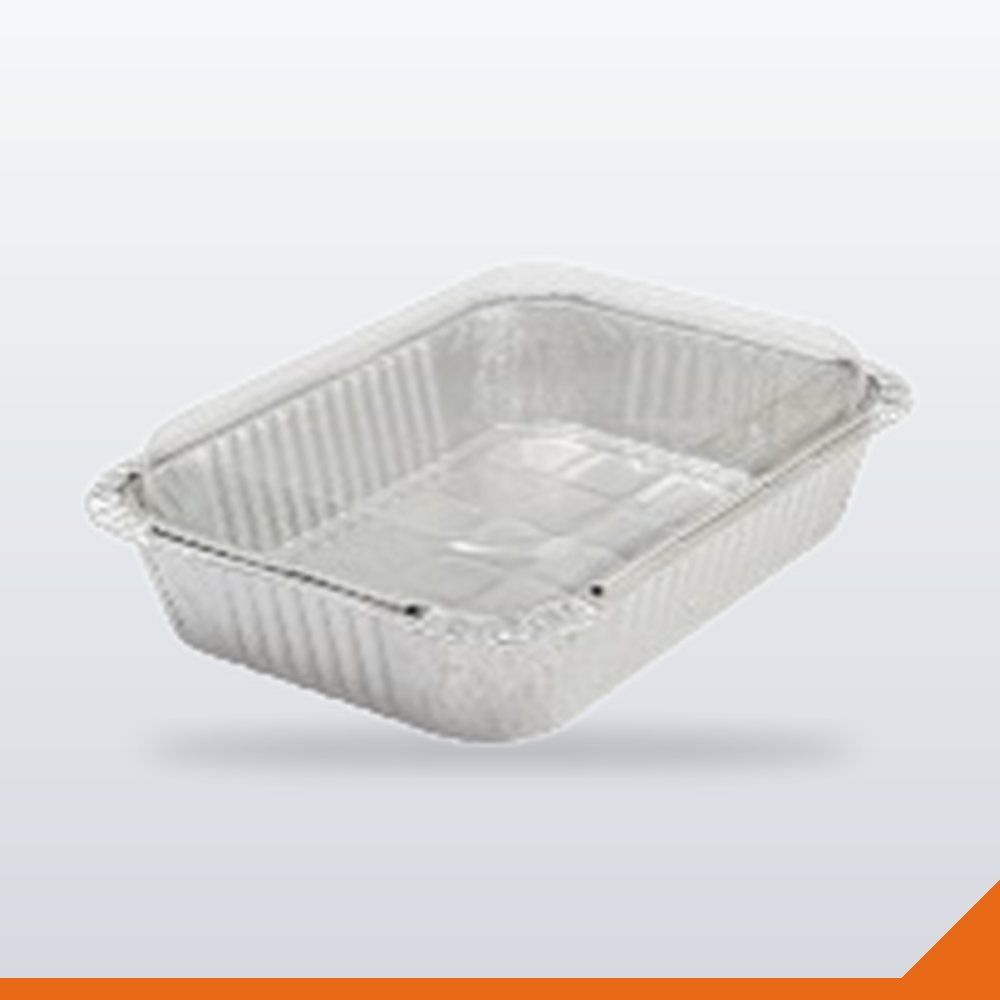 FOL-015-CLR-140X115X17-P125 Foil Container Lid 4133 Plastic – Assorted, Standard, 250/Pack
