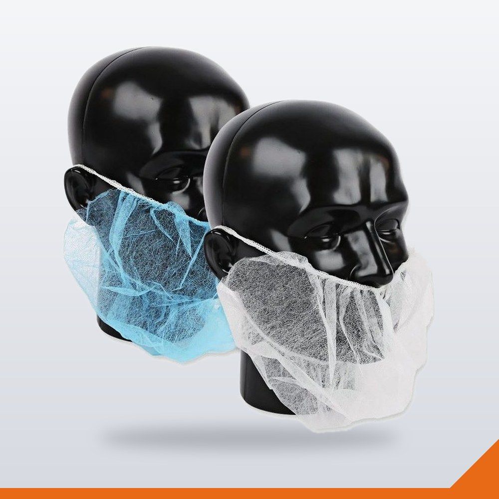 HDS-003C-NEW Beard Covers (Case) – Black, Case of 1000