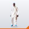Coverall Disposable Microporous – White, L