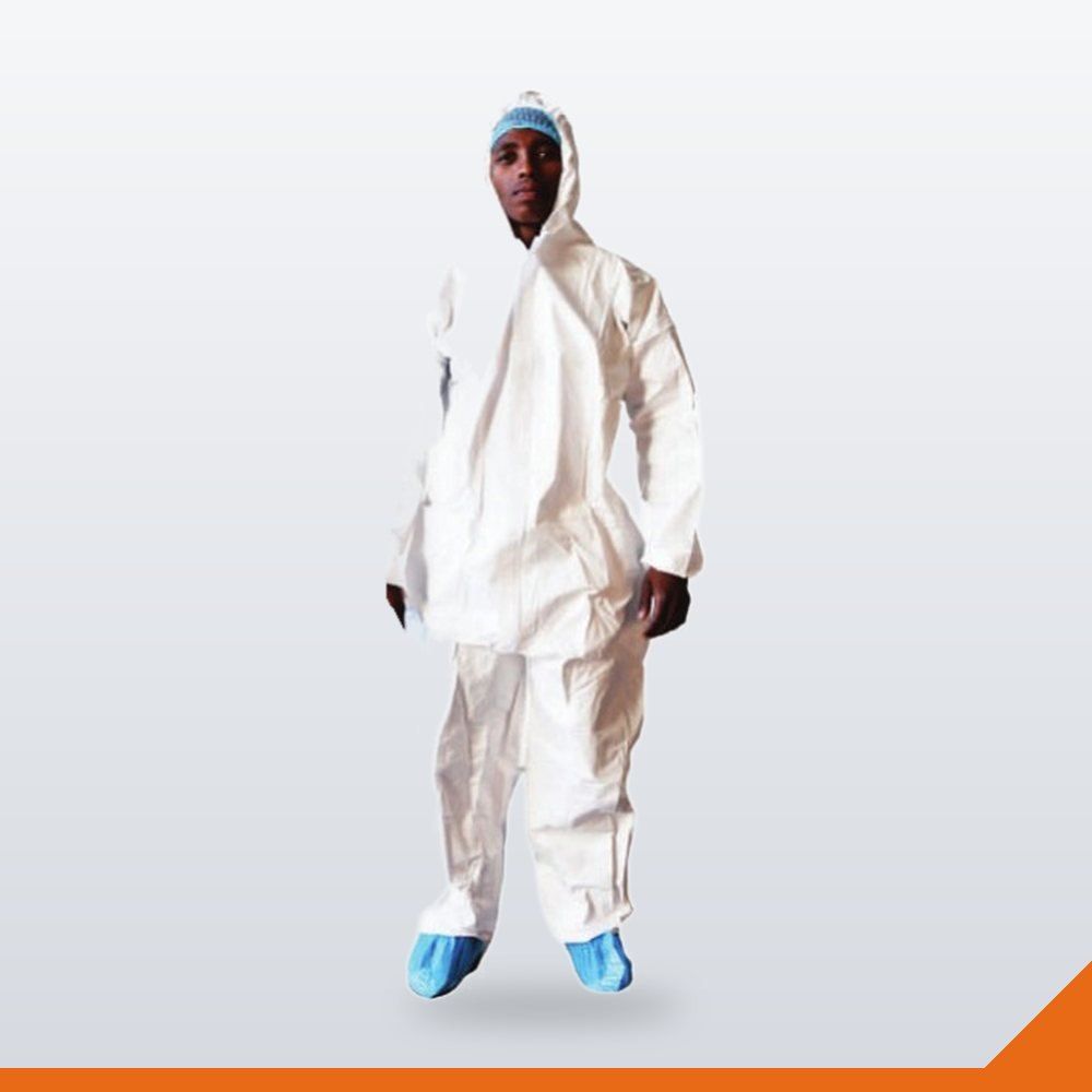 HDS-007-WHT-L Coverall Disposable Microporous – White, L