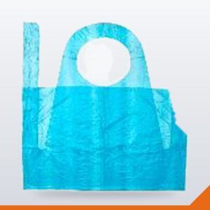 Plastic Apron – Blue, 1100x625mm