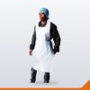 Plastic Apron XHD – White, 1100x670mm