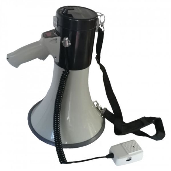HORN005.jpg Megaphone PAM 001 Pistol Type with loose microphone 30W (handheld)