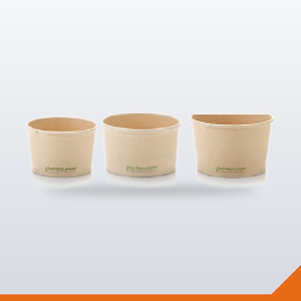 ICE-001-120ML Bamboo Paper Ice Cream Tub – 120ml